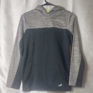 Kids Two-Tone Gray BCG Hoodie with‎ Logo Size L 14-16